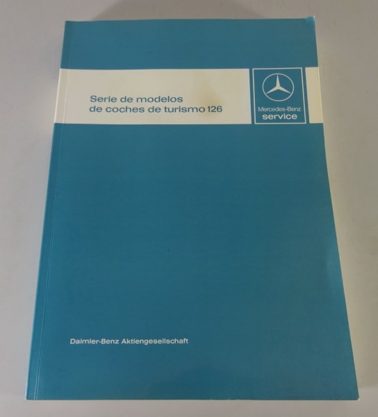 Manual de taller / Introducción Mercedes-Benz Clase S W126 desde 01/1980