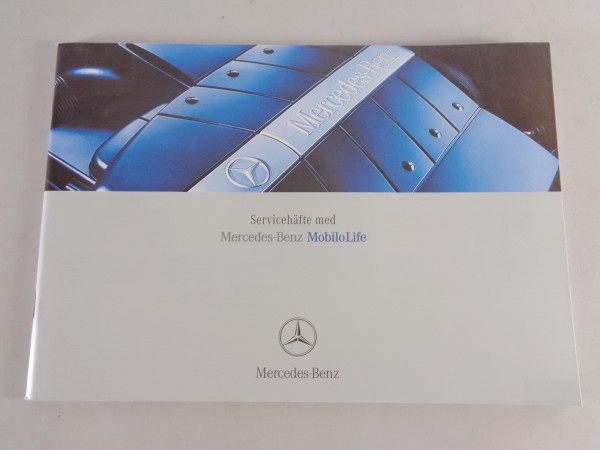 Scheckheft Mercedes Benz SLK, CLK, SL, CL, etc. von 09/2002 Schwedisch