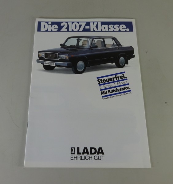 Prospekt / Broschüre Lada 1500 VAZ 2107 Stand 1988