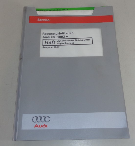 Werkstatthandbuch Audi 80 B4 ab 1992 Diagnose Automatisches Getriebe 01N 12/1997