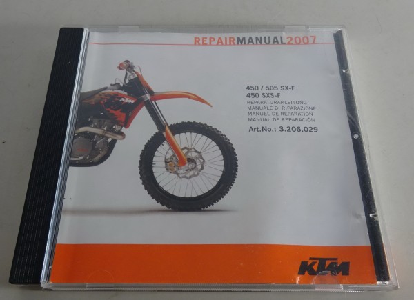 Werkstatthandbuch / Workshop Manual KTM 450/505 SX-F / 450 SXS-F Bj. 2007