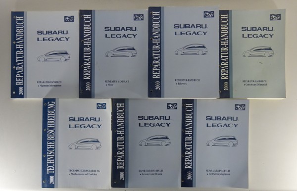 Werkstatthandbuch Subaru Legacy / Allrad Typ BE/BH Modelljahr 2000 Stand 07/1999
