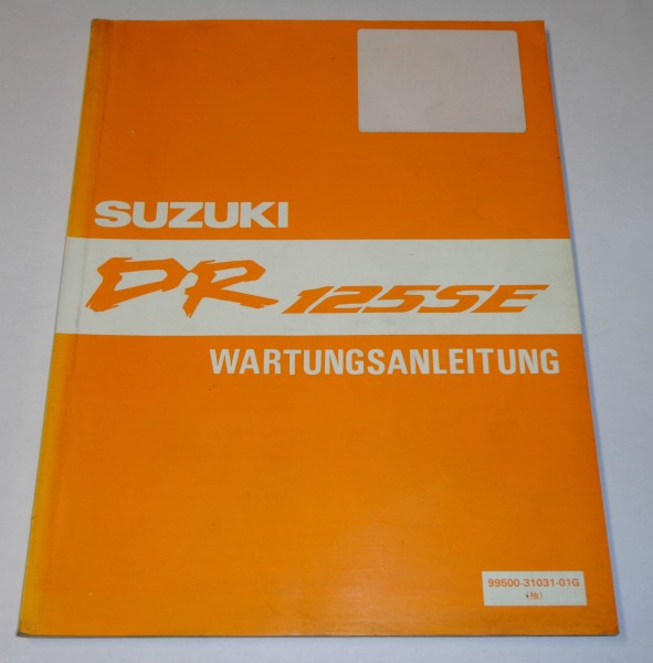 Werkstatthandbuch Suzuki DR 125 SE / DR125SE, Stand 09/1994