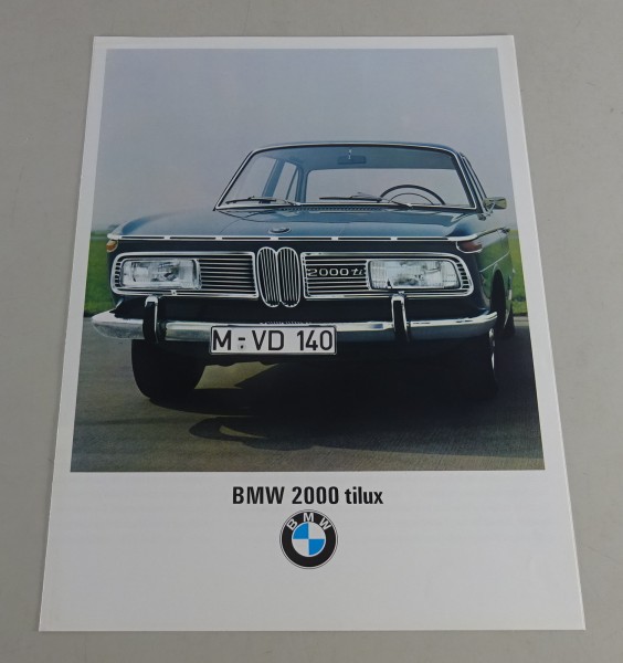 Prospekt / Broschüre BMW 2000 tilux Stand 01/1967