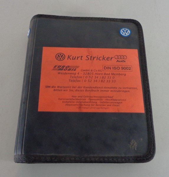 Bordmappe + Betriebsanleitung VW Golf IV / 4 Stand 1997