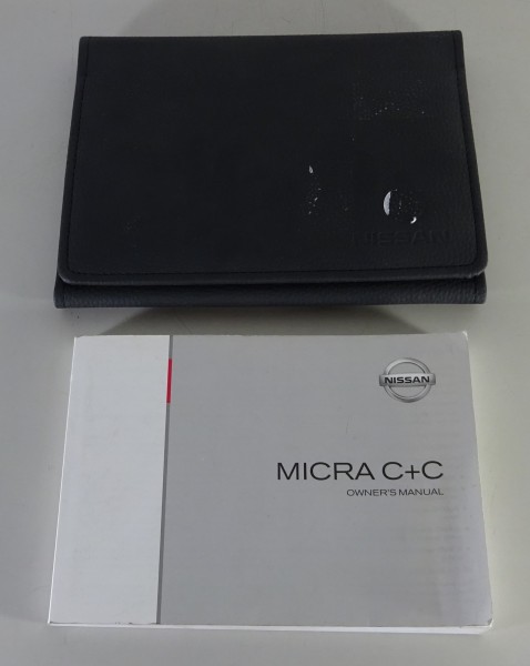 Wallet + Owner's Manual / Handbook Nissan Micra C+C K14 from 08/2006