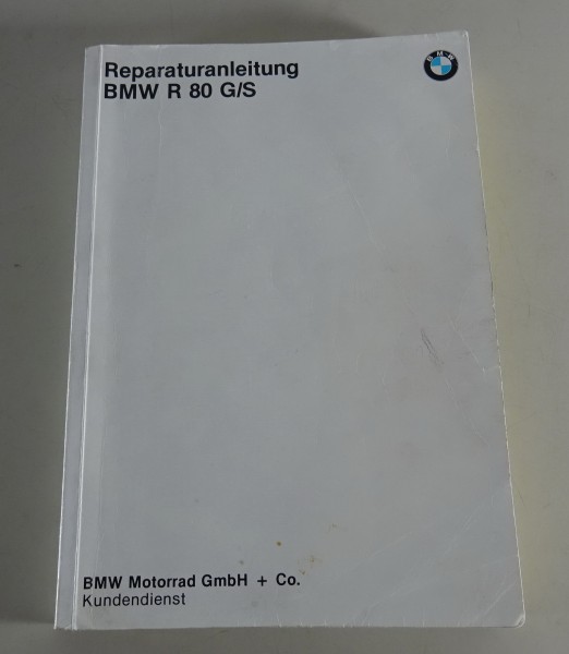 Werkstatthandbuch / Reparaturanleitung BMW R 80 G/S Stand 10/1981