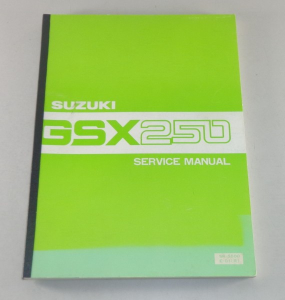 Workshop Manual / Repair Manual Suzuki GSX 250 Stand 07/1980