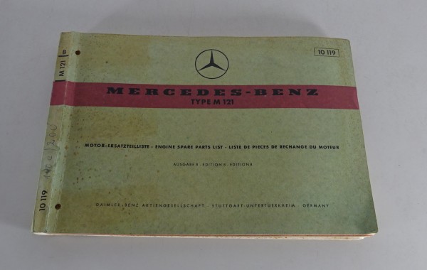 Teilekatalog / Ersatzteilliste Mercedes-Benz Motor M 121 Stand 05/1966