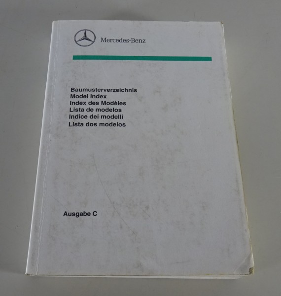 Baumusterverzeichnis Mercedes Nutzfahrzeuge / LKW / Transporter / Bus von 8/1994