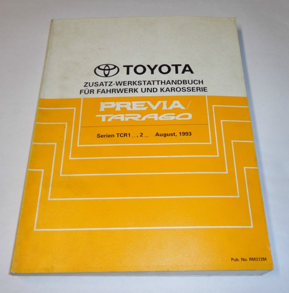 Werkstatthandbuch Toyota Previa / Tarago Karosserie / Klima / Getriebe, 08/1993