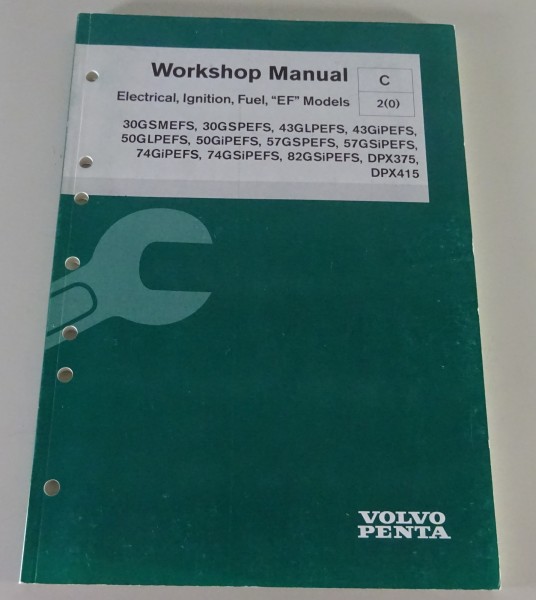 Werkstatthandbuch Volvo Penta Electrical / Ignition / Fuel / "EF" Models 06/2001