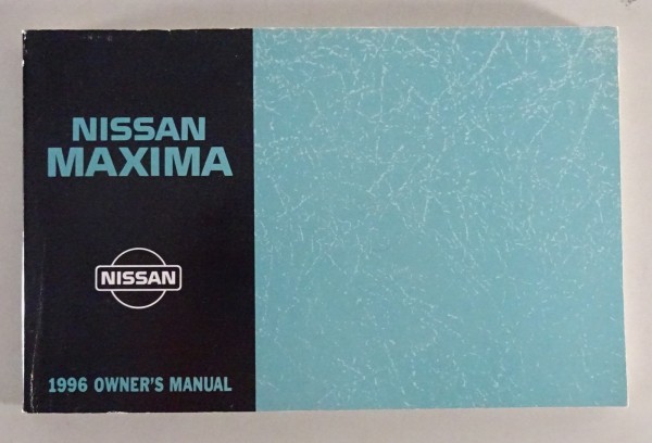 Owner's Manual / handbook Nissan Maxima Typ A32 from 05/1996