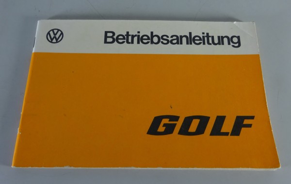 Betriebsanleitung / Handbuch VW Golf 1/I 1,1l 50PS / 1,6l 75PS Stand 08/1975