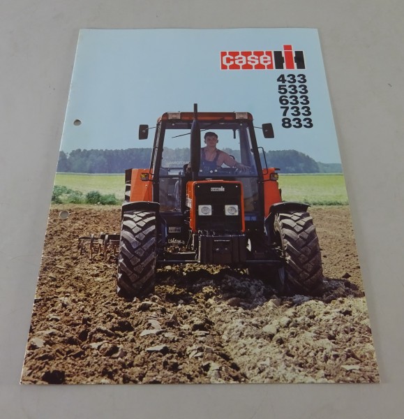 Prospekt / Broschüre Case IH 433 / 533 / 533 Allrad etc. Stand 04/1975