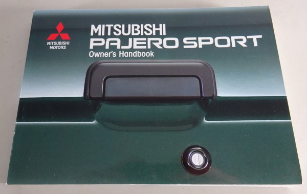 Owner´s Manual / Handbook Mitsubishi Pajero Sport Stand 2001