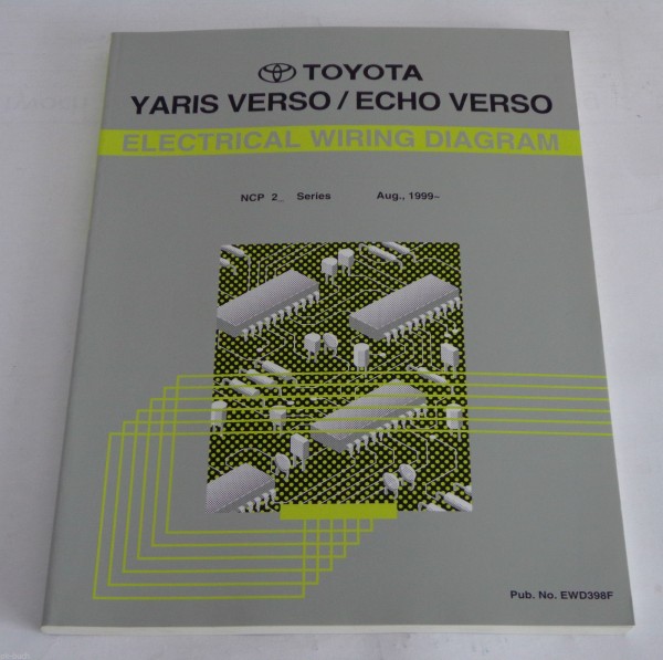 Werkstatthandbuch Workshop Manual Toyota Yaris / Echo Verso Elektrik 08/1999