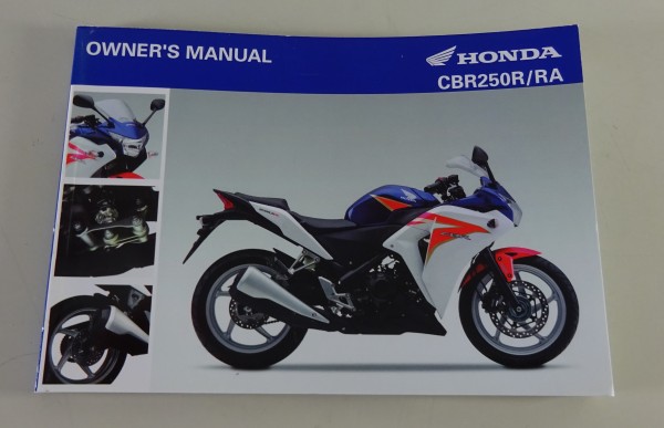 Owner´s Manual / Handbook Honda CBR 250 R / RA Stand 2010