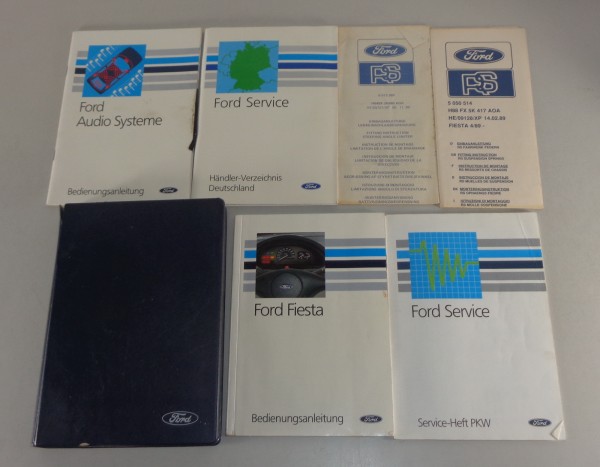 Bordmappe + Betriebsanleitung Ford Fiesta von 09/1992