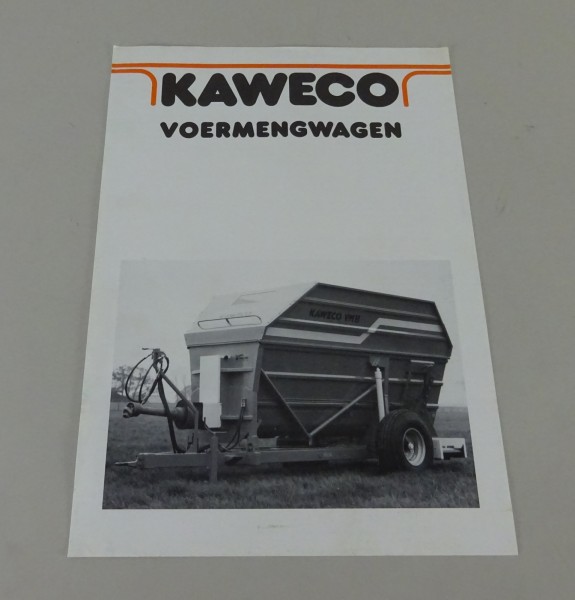 Brochure Kaweco Voermengwagen van 06/2001
