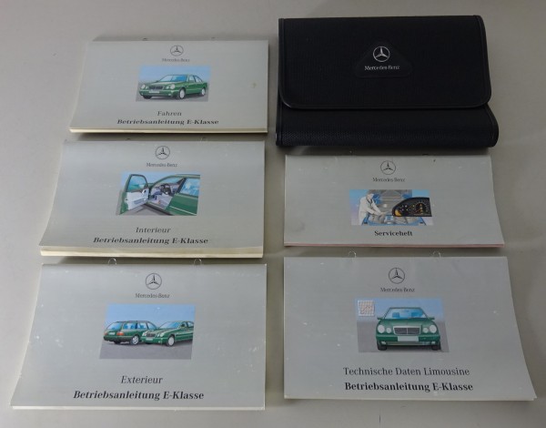 Bordmappe + Betriebsanleitung Mercedes-Benz E-Klasse W210 Stand 1997
