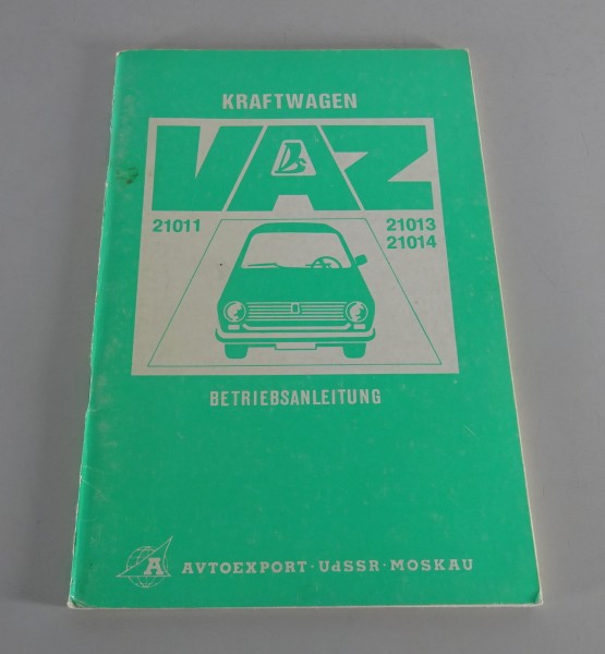 Betriebsanleitung / Handbuch Lada 1300 / 1200S / VAZ 21011 / 21013 / 21014 RHD