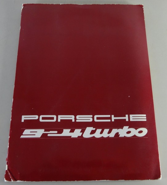 Pressemappe + Pressefotos Porsche 924 turbo | Französisch | Stand 1978