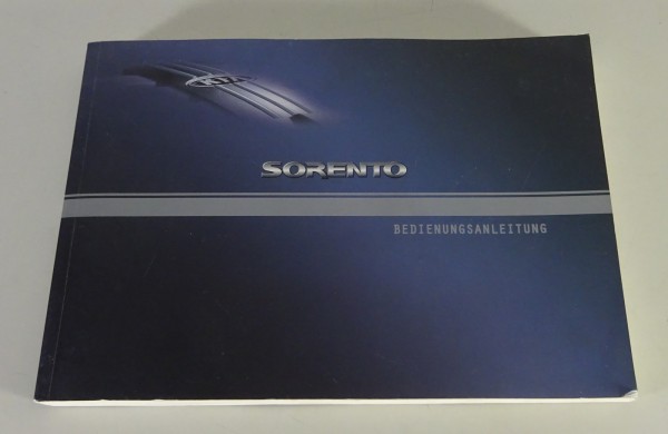Betriebsanleitung / Handbuch Kia Sorento Typ JC Stand 2004