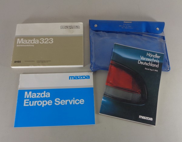 Bordmappe + Betriebsanleitung / Handbuch Mazda 323 Stand 07/1995