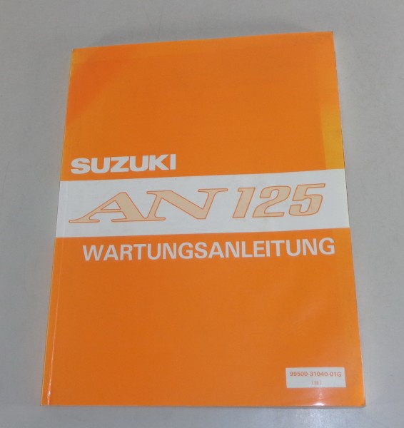 Werkstatthandbuch Suzuki AN 125 Burgman Roller von 12/1994