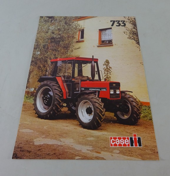 Prospekt/ Datenblatt Case IH 733 / 733 Allrad Stand 04/1975