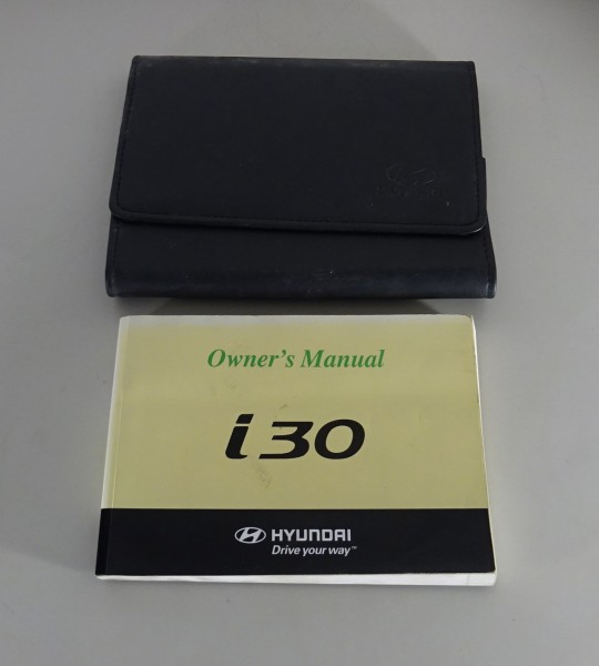 Owner's Manual / Handbook + Wallet Hyundai i 30 Type FD from 2007