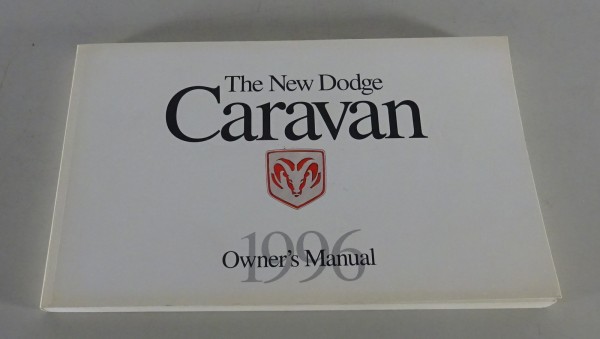 Owner´s Manual / Handbook Dodge Caravan Stand 1996