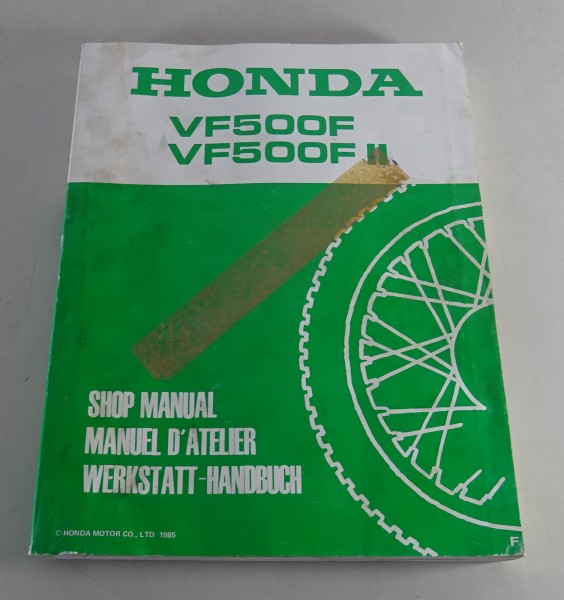 Werkstatthandbuch / Workshop Manual Honda VF 500 /- F II von 1985