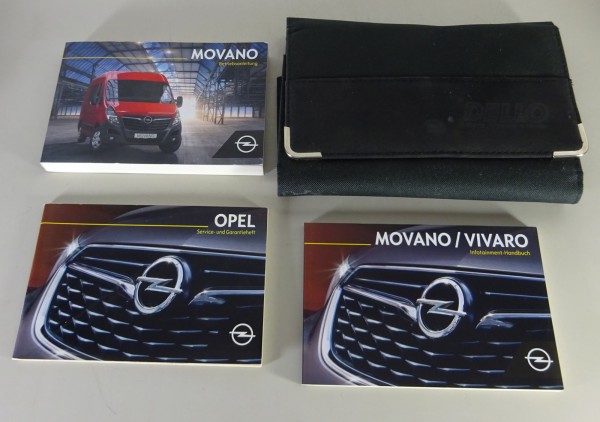 Bordmappe + Betriebsanleitung / Handbuch Opel Movano B Transporter von 07/2019