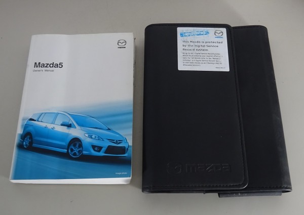 Handbook / Owner's Manual + Wallet Mazda 5 Type CR printed 09/2007