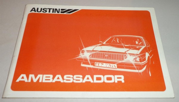 Betriebsanleitung Owner's Manual Austin Ambassador, Stand 1982