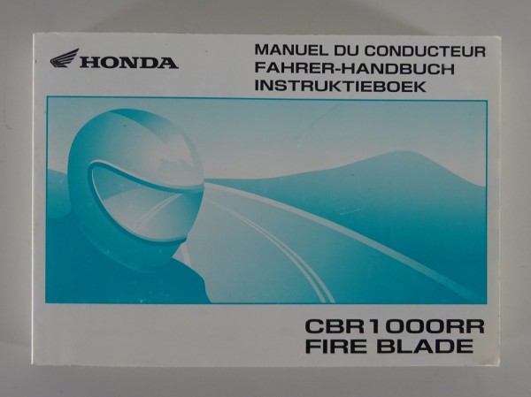 Betriebsanleitung / Man. Du Conducteur Honda CBR 1000 RR Fire Blade Stand 2004