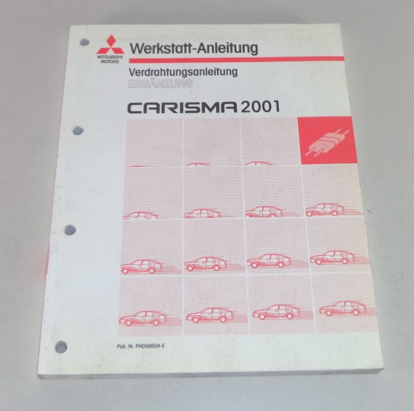 Werkstatthandbuch Mitsubishi Carisma Nachtrag Elektrik Schaltpläne Baujahr 2001