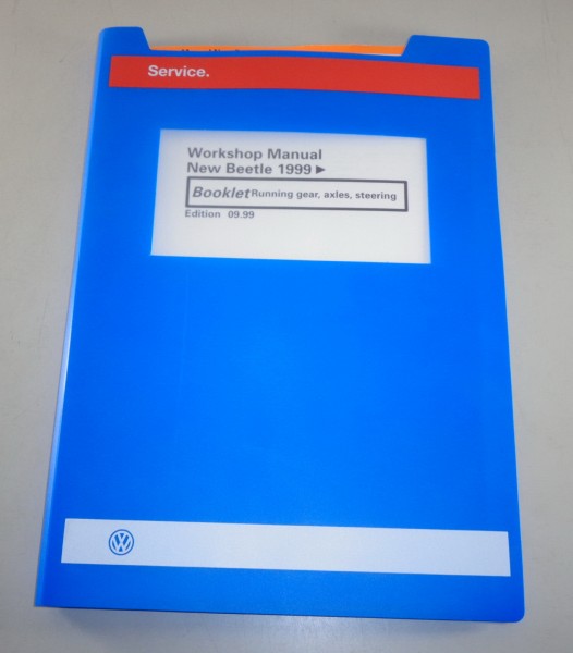 Workshop Manual Running Gear VW New Beetle, 09/99