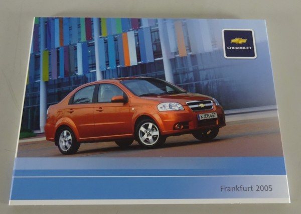 Presseinformation auf CD der IAA 2005 mit Chevrolet Aveo / Nubira / Lacetti etc.