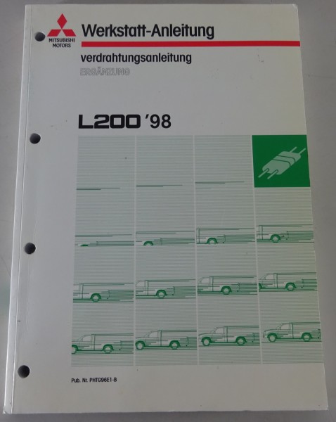Elektrische Schaltpläne Mitsubishi L200 Nachtrag ab Baujahr 1998 Stand 07/1997