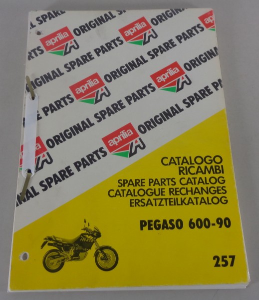 Ersatzteilliste / Teilekatalog / Spare Parts Catalog Aprilia Pegaso 600 Stand 90
