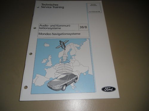 Technische Information Service Training Ford Mondeo Navigationssystem Navi, 1998