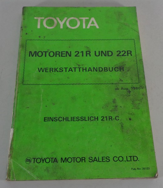 Werkstatthandbuch Toyota Motoren 21 + 22 R für Celica / Corona / Cressida uvm.
