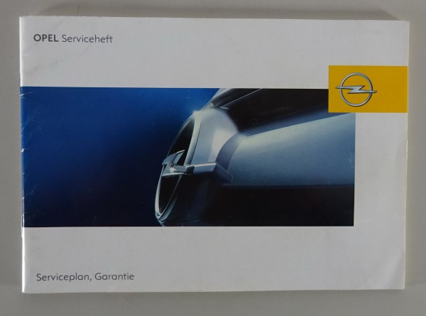Scheckheft / Serviceheft blanko Opel Corsa, Tigra, Astra, Zatira Stand 08/2005