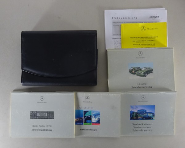 Bordmappe + Betriebsanleitung Mercedes E-Klasse W210 E200 E240 etc. von 8/2000