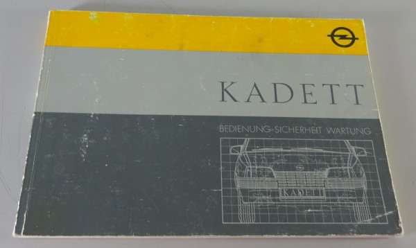 Betriebsanleitung / Handbuch Opel Kadett Stand 03/1987