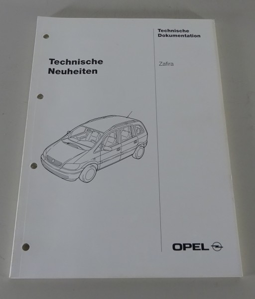 Fahrzeugvorstellung / Technische Neuheiten Opel Zafira B Stand 10/1998