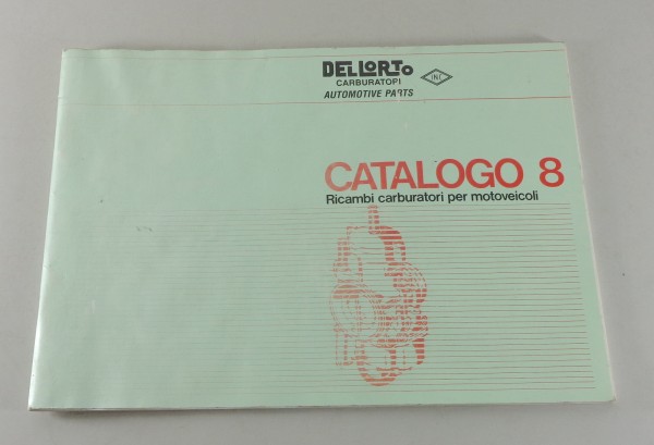 Teilekatalog Dellorto Vergaser FHB, PHBD, PHBH, PHBG, DHLA, SI etc. von 1990